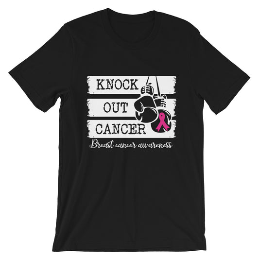 Knock Cancer Out Breast Cancer Awareness T-shirt